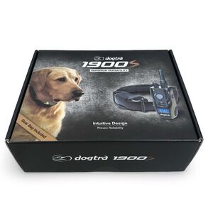 Dogtra 1900S Remote Training E-Collar System 3/4 Mile Range Waterproof Black